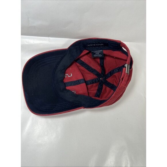 Vtg Tommy Hilfiger No 85 Denim Hat Adult One Size Adjustable Embroidery - Picture 6 of 7